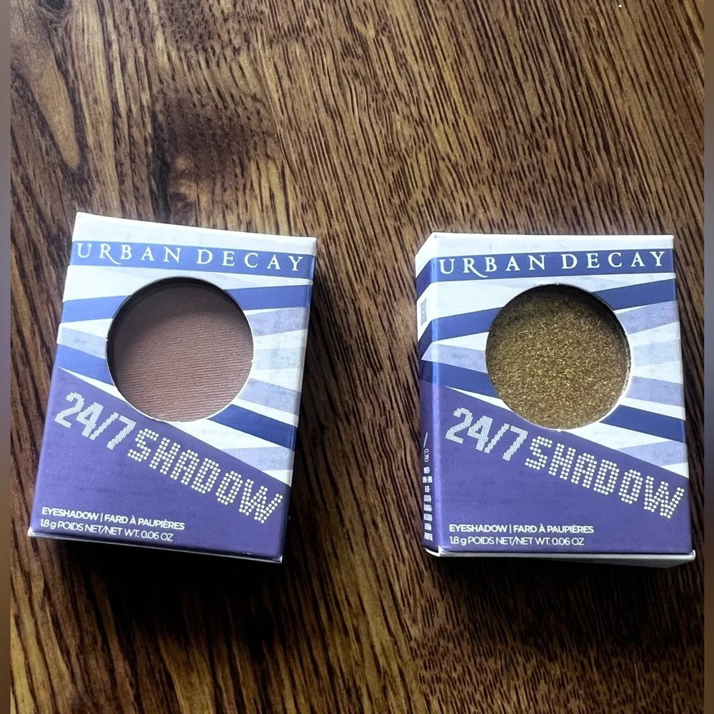 Urban Decay 24/7 Eyeshadows BNIB colors Overdraft and fix